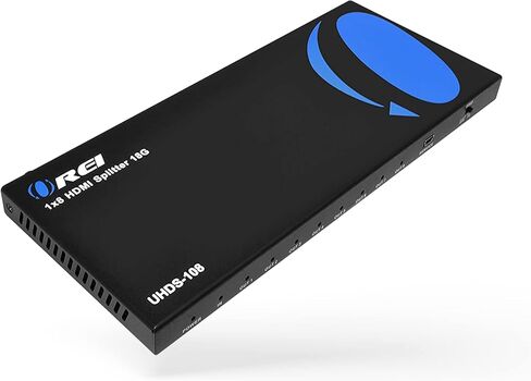 OREI 1x8 2.0 HDMI Splitter 1 in 8 Out Ports with Full Ultra HDCP 2.2, 4K at 60Hz & 3D Supports EDID Control - Upto 30 Feet HDMI Cable in Kuwait