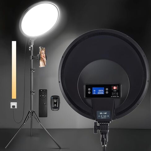 MACTREM 6" Small Ring Light with Stand for Phone Video Desk Makeup in Saudi Arabia