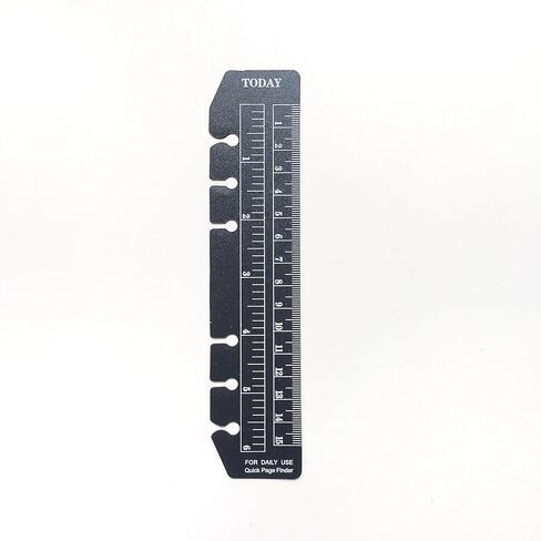 A6 A5 6 Holes Binder File Folder Organizer Slide-In Plastic Bookmark Dividers Ruler (Clear1, A6) in Kuwait