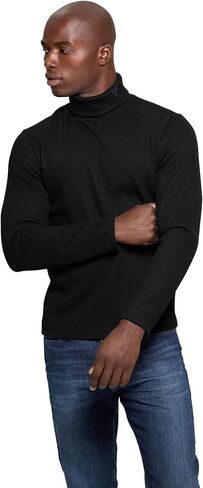 GUESS Men's Long Sleeve Reeves Rib Rollneck in Saudi Arabia