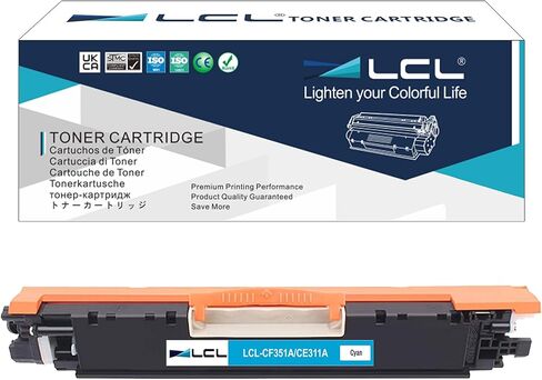 استبدال خرطوشة الحبر LCL المعاد تصنيعها لـ HP 130A CF350A MFP M176 M176FN M177 M177FW M176N (حزمة أسود) in Kuwait