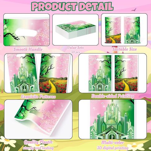 Fvhujuan Winter Party Party Favor Facs - 50pcs أكياس هدايا الثلج الأزرق ، وأكياس الأميرة Goody ، وأكياس القلعة ذات طابع القلعة للبنات عيد ميلاد استحمام الطفل in Kuwait