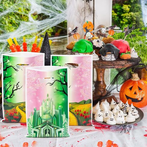 Fvhujuan Winter Party Party Favor Facs - 50pcs أكياس هدايا الثلج الأزرق ، وأكياس الأميرة Goody ، وأكياس القلعة ذات طابع القلعة للبنات عيد ميلاد استحمام الطفل in Kuwait