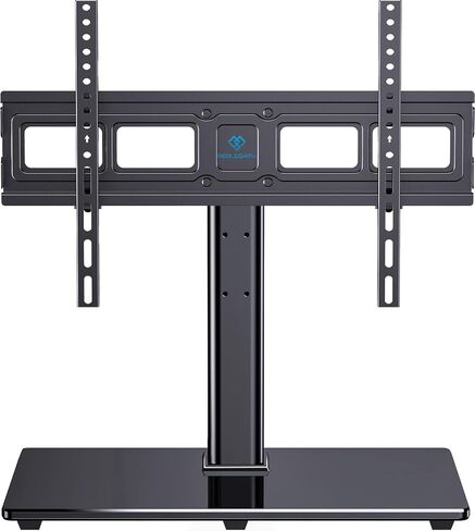 PERLESMITH Universal TV Stand Table Top TV Base for 37-80 inch LCD LED OLED 4K Flat Screen TVs-Height Adjustable TV Mount Stand with Tempered Glass Base, VESA 600x400mm, Holds up to 99lbs PSTVS11 in Kuwait