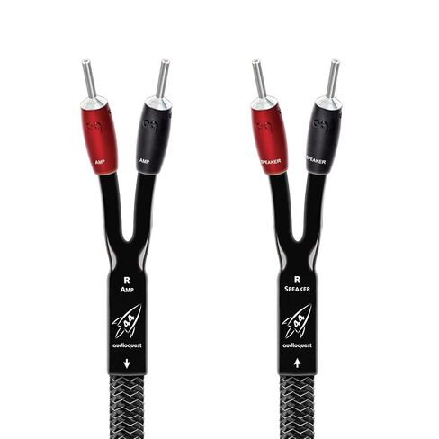 AudioQuest Rocket 44 Speaker Cables with SureGrip 300 BFA/Banana Silver Connectors - 10' (3.04m) - 2-Pack in Saudi Arabia