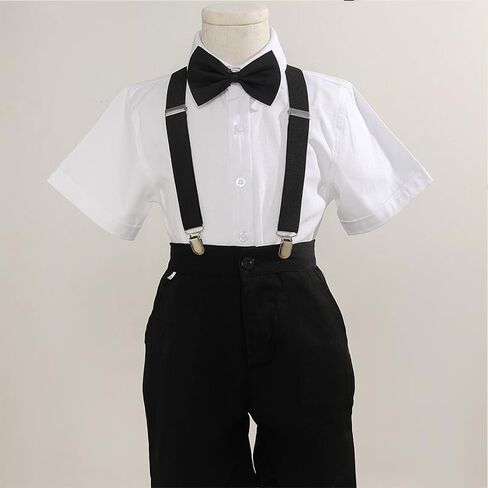 FGSS Boy-Girl Classic-Suspender - Kids Y-Shape Elastic Adjustable Back Braces with Bow for Pants in Saudi Arabia
