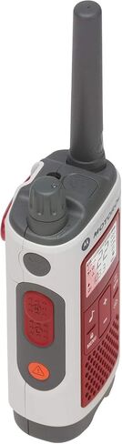 Motorola Solutions, Portable FRS, T482, Talkabout, Two-Way Radios, Red Cross, Emergency Preparedness, Rechargeable, 22 Channel, 35 Mile, White W/Red, 2 Pack in Saudi Arabia