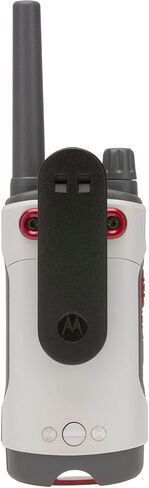 Motorola Solutions, Portable FRS, T482, Talkabout, Two-Way Radios, Red Cross, Emergency Preparedness, Rechargeable, 22 Channel, 35 Mile, White W/Red, 2 Pack in Saudi Arabia