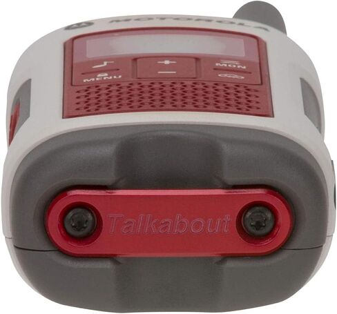 Motorola Solutions, Portable FRS, T482, Talkabout, Two-Way Radios, Red Cross, Emergency Preparedness, Rechargeable, 22 Channel, 35 Mile, White W/Red, 2 Pack in Saudi Arabia