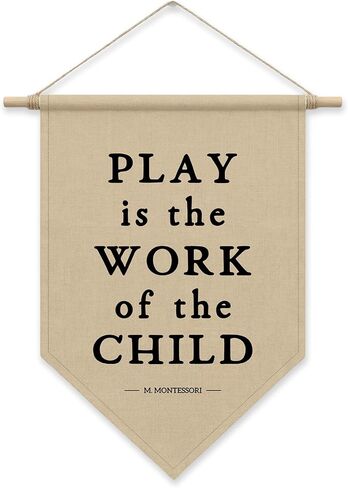 Surf Wall Art for Kids, No Wake Zone Pennant Flag Banner, Coastal Poster Hanger Frame, Beach Nursery Room Decor for Surfer Girls Boys, Ocean Canvas Wall Art Aesthetic, Minimalist Home Decor in Kuwait