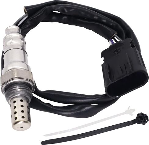 مستشعر الأكسجين HiSport Upstream/Downstream - مستشعر O2 مُسخن بأربعة أسلاك بطول 750 مم متوافق مع Hyundai Azera Entourage Genesis Santa Fe Sonata Veracruz/Kia Amanti Sedona Sorento in Saudi Arabia
