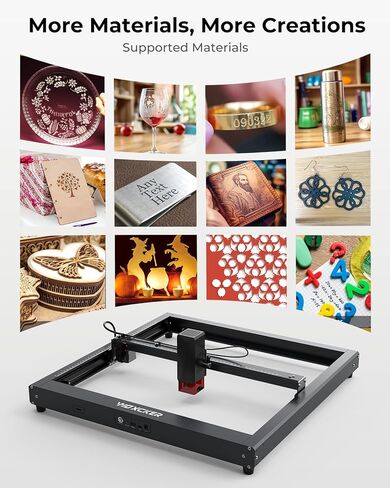Laser Engraver ، JL7 Laser Cutter 10W Machine Laser Pengliving مع مساعدة الهواء ، قاطع App المدعوم من التطبيق ، وسرعة عالية وسرعة 400 ملم ، والكتاب الكهربائي: 10000MW Class 1 Laser in Kuwait