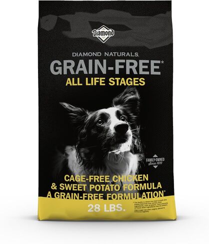 Diamond Naturals Grain Free Real Meat Recipe Premium Dry Dog Food With Real Pasture Raised Beef 28Lb in Kuwait