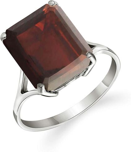Galaxy Gold GG 14k Yellow Gold Ring with Natural Octagon-shaped Garnet in Saudi Arabia