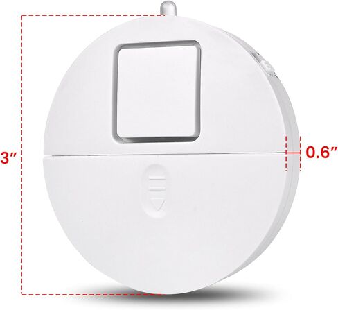 Window Alarm System 4-Pack - Ultra-Loud 120dB Alarms with Advanced Vibration Sensors - Window Security Alarms for Glass Break Detection - Features Low Battery LED Indicator in Kuwait