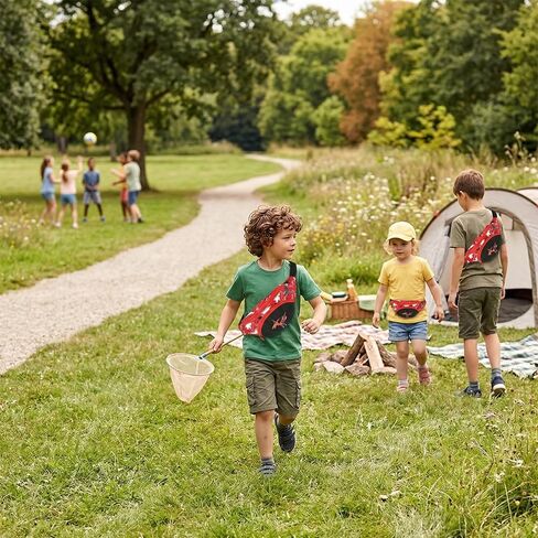 VALICLUD Toddler Fanny Pack Dinosaur Waist Pack Fanny Pack Boys Girls Kids Belt Bags Belt Bum Bag for Party Leisure in Kuwait