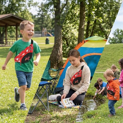 VALICLUD Toddler Fanny Pack Dinosaur Waist Pack Fanny Pack Boys Girls Kids Belt Bags Belt Bum Bag for Party Leisure in Kuwait