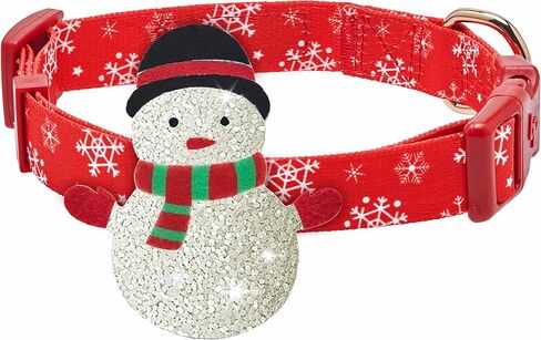 Blueberry Pet Christmas Tree Adjustable Dog Collar with Stunning Décor, Small, Neck 12"-16" in Kuwait