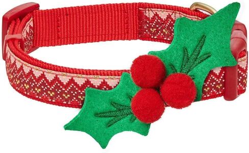 Blueberry Pet Christmas Tree Adjustable Dog Collar with Stunning Décor, Small, Neck 12"-16" in Kuwait