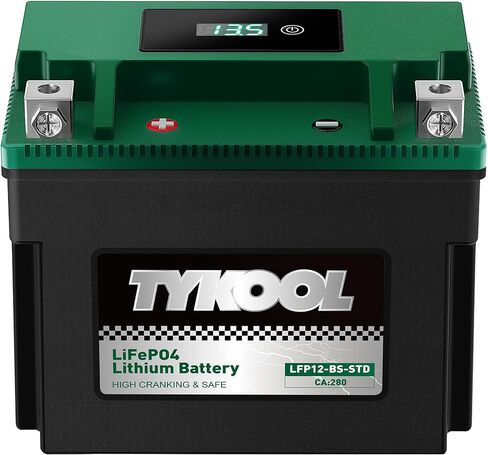 YTX4L-BS,YTZ5S,140A, 2X Cranking Amps,5X Longer Life, LiFePO4 Lithium Motorcycle Battery,12v 3Ah,Fits for ATV,Honda Grom,Dirt bikes,Quad,4 wheeler,Scooter,moped,go kart,Walk behind lawn mower in Kuwait