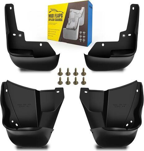 Mud Flaps Fit for 1996-2000 Ho-nda Civic 2-Door Coupe/4-Door Sedan (Not Fits 2-Door Hatchback), Dedicated Mudguard for Four Seasons Universal Protection, Front and Rear in Kuwait
