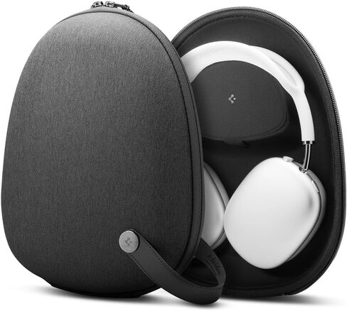 Spigen Klasden Designed for Airpods Max Carrying Travel Case Pouch Bag - Charcoal Gray [Compatible with Smart Case for Sleep Mode] in Kuwait