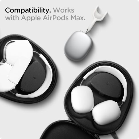Spigen Klasden Designed for Airpods Max Carrying Travel Case Pouch Bag - Charcoal Gray [Compatible with Smart Case for Sleep Mode] in Kuwait