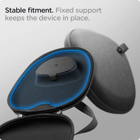 Spigen Klasden Designed for Airpods Max Carrying Travel Case Pouch Bag - Charcoal Gray [Compatible with Smart Case for Sleep Mode] in Kuwait