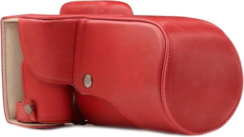MegaGear MG1185 Canon EOS Rebel T6s, 8000D (18-55mm) Ever Ready Leather Camera Case and Strap - Dark Brown in Saudi Arabia