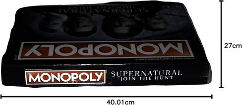 لعبة Winning Moves Supernatural Monopoly Board، انضم إلى الأخوة وينشستر سام ودين، تقدم إلى مصاصي الدماء والذئب وتداول طريقك نحو النجاح، للأعمار من 16 عامًا فما فوق in Kuwait