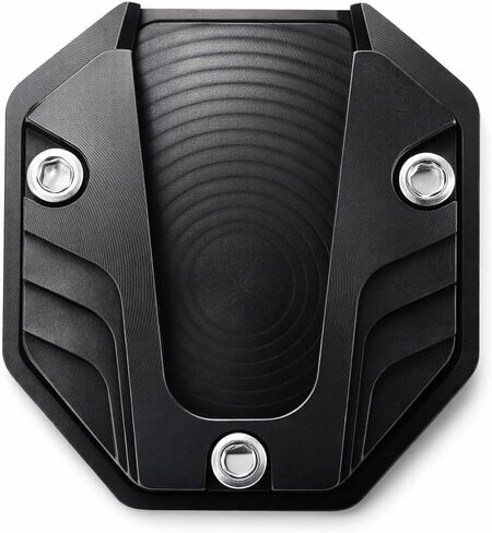 Motorcycle Side Stand Plate Pad High Strength Kickstand Support Accessory (Red)-Motorcycle in Kuwait