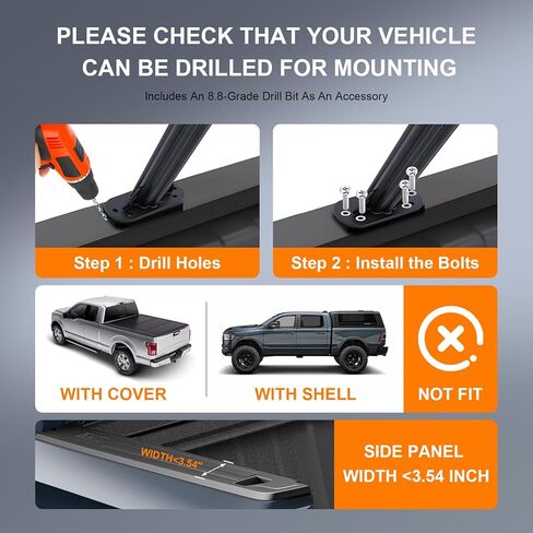 Truck Ladder Rack, Universal Aluminum Truck Bed Rack for Pickup,Adjustable Length 70-79 in,Height 28In,Real 1000LB Capacity Truck Bed Rack Set for Kayak, Surfboard, Lumber, Ladder in Kuwait