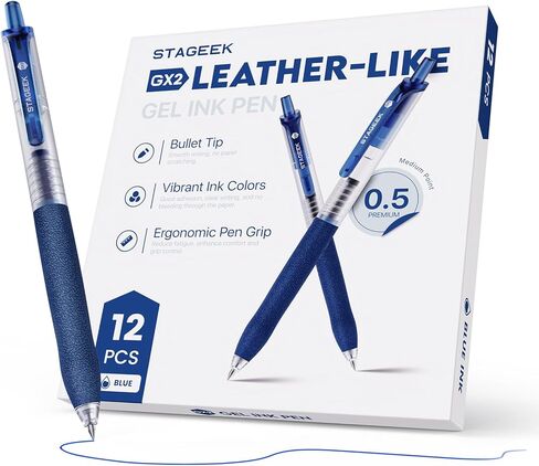 أقلام هلام من الهلام ، أقلام الكتابة ، أقلام الكتابة ، 12 ٪ ، أقلام الحبر الأسود ، وأقلام الهلام السوداء التي تشبه الجلود ، وقلم جل الأعمال في مجال الصحف ، والكتابة ، والمدرسة ، واستخدام المكتب (أسود) in Kuwait