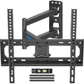 MOUNTUP TV Wall Mount, Single Stud TV Mount Swivel Tilt Full Motion for Most 26-55 Inch Flat Screen/Curved TVs, Universal Articulating Wall Mount TV Bracket with Max VESA 400x400mm, Holds up to 60lbs in Kuwait