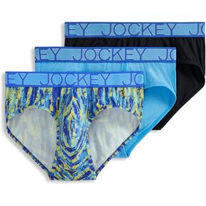 Jockey Men's Underwear Active Microfiber Brief - 3 Pack in Saudi Arabia