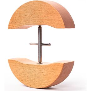 قبعة قابلة للتمدد للقبعات الملائمة، قبعة قابلة للتعديل مقاس 7 إلى 8 1/2، أداة تمديد القبعة، أداة إعادة تشكيل القبعة تناسب جميع القبعات - خشب صلب، موسع القبعة عالي التحمل in Kuwait