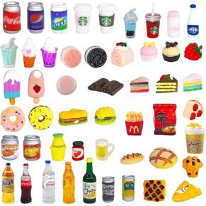 164pcs Miniature Supermarket Shelves Furniture Model 4 Layers Shelf Display Rack Doll House Accessory Storage Bookshelf Accessories Mini Locker Decor Food Drink Bottle Toy Cosplay Game Party in Kuwait