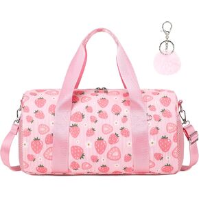 Dance Ballet Bag for Girls 4-6 Ballerina Gymnastic Bag Toddler Small Duffle Dance Bags for Little Dancers,Glitter Material,14"*8.26"*8.26" in Kuwait