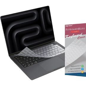 ISO Keyboard Cover Compatible with MacBook Neo n 2026~2022 MacBook Pro 14"/ 16" n MacBook Air 13"/ 15" (M5 M4 M3 M2 Pro/Max) - Protective Transparent Thin Keyboard Skin Keyboard Protector in Saudi Arabia