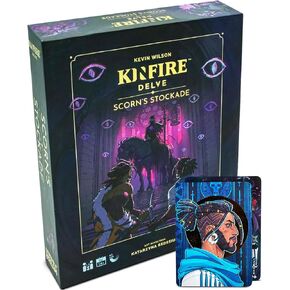 Kinfire Delve: Scorn's Stockade | لعبة البطاقة الزناحجة التعاونية السريعة إلى الطاولة | بأسعار معقولة ، مغامرة الخيال | الأعمار 14 وما فوق | صنع in Kuwait