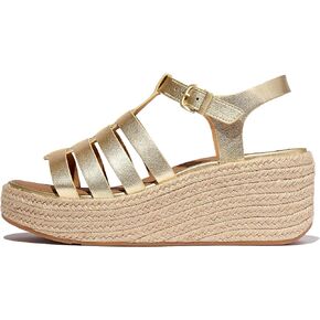 Fitflop Women's Platfforms Espadrille Leather Fisherman Sandals Wedge in Kuwait