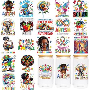 UVDTF Cup Wrap Sticker - 20 PCS Flower UV DTF Transfer for Mug, Glass, Notebook, Vase Flower, Wildflower, Floral, Book Design, Waterproof Rub on Transfer, DIY Gifts for Flower Lover in Kuwait