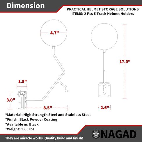 حامل خوذة الدراجة النارية على الحائط، حامل خوذة الدراجة النارية، حامل خوذة الدراجة الترابية، حامل تخزين منظم، حامل خطاف، ملحقات الدراجات النارية للمقطورة المغلقة والشاحنة والمستودع والمرآب in Kuwait