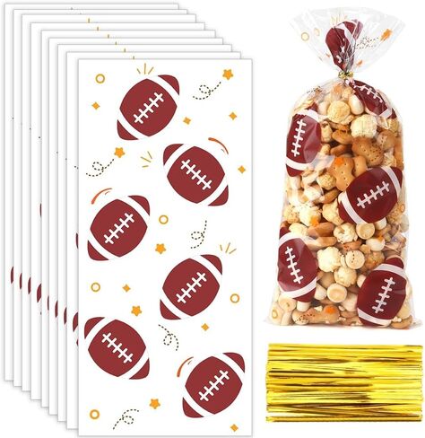 Baseball Goodie Bags, 100 PCS Softball Goodie Bags, Plastic Softball Gift Bag Baseball Treat Goodie Candy Cookie Gift Bag with Twist Ties for Baseball Softball Themed Sports Party Favor Supplies in Kuwait