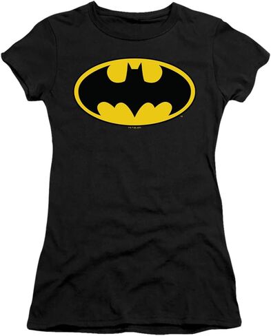 Popfunk Classic Batman Classic Logo Juniors Teen Girls T Shirt & Stickers in Saudi Arabia