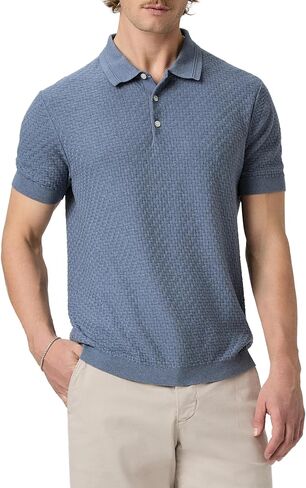 PAIGE Men's Kiko Sweater Polo in Saudi Arabia