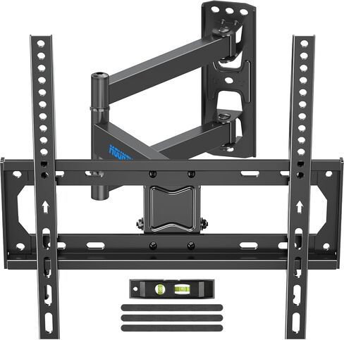 MOUNTUP TV Wall Mount, Single Stud TV Mount Swivel Tilt Full Motion for Most 26-55 Inch Flat Screen/Curved TVs, Universal Articulating Wall Mount TV Bracket with Max VESA 400x400mm, Holds up to 60lbs in Kuwait