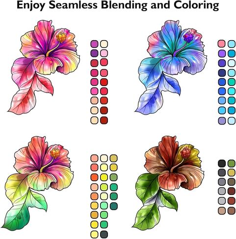 iBayam Art Markers Set, 72 Colors Dual Tip Brush Pens for Adult Coloring Book, Note-Taking, Calligraphy, Journaling, Sketching & Lettering, with Gift Case for Kids Adult Teens School Art Supplies in Kuwait