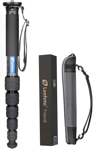 مجموعة رأس Monopod ورأس قابلة للإمالة MP-365C+VH-10S من Leofoto، ألياف الكربون، رأس VH-10S Monopod، 5 أقسام للأرجل، متوافقة مع Arca (مجموعة MP-365C+VH-10S) in Saudi Arabia