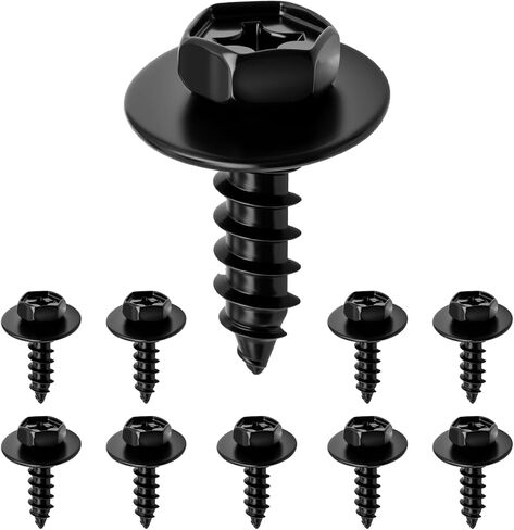 10PCS Bumper Cover Splash Shield Mud Guard Screw Bolt, Liner Screw Bolt Replacement for Toyota Lexus Camry Highlander RAV4, ES, GS, LS, RX, OEM:90159-60498 in Kuwait